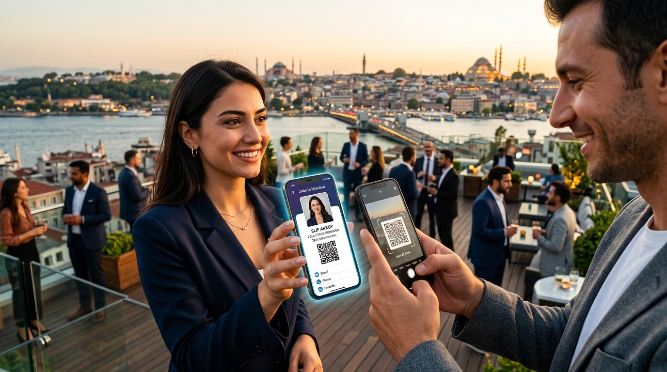 کارت ویزیت دیجیتال vCard و بارکدخوان QR